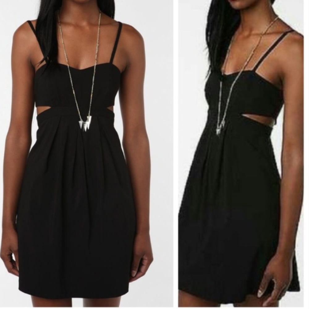 Urban Outfitter Sparkle and Fade Black Dress